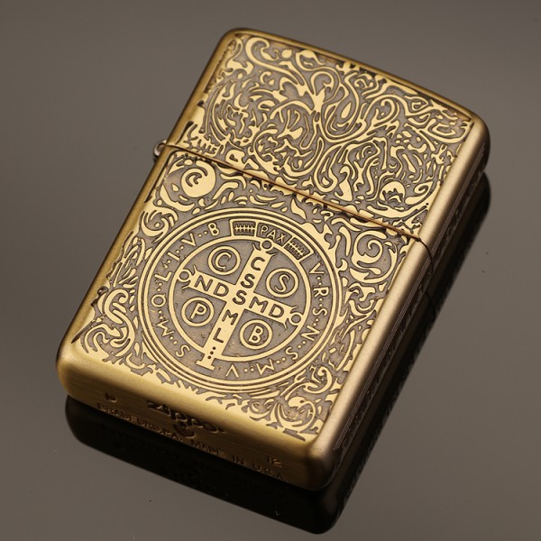 原装正品zippo 康斯坦丁 恶灵挽歌(地狱神探)盔甲加厚版三面